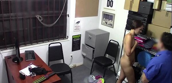  Natalia Porkman caught shoplifting gets fucked on CCTV